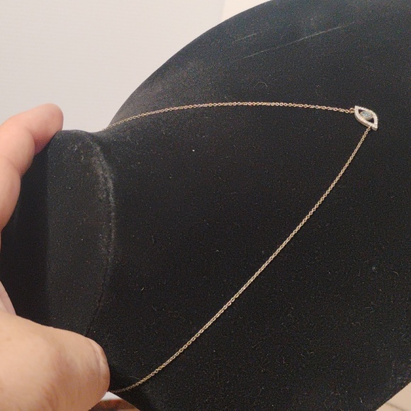 Evil Eye Guardian Necklace Set In Brilliant Stones Stamped 480 PM - Picture 5 of 8